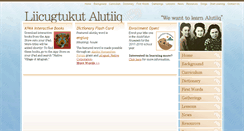 Desktop Screenshot of alutiiqlanguage.org