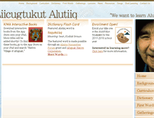 Tablet Screenshot of alutiiqlanguage.org